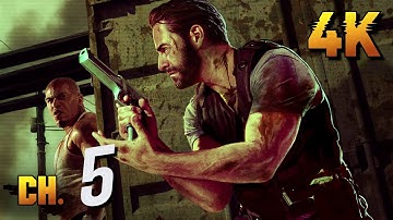 Max Payne 3 [4K] (100%, Hard, All Clues & Golden Guns) Part 5 - Alive if Not Exactly Well
