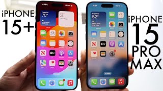 iPhone 15 Plus Vs iPhone 15 Pro Max In 2024! (Comparison) (Review)