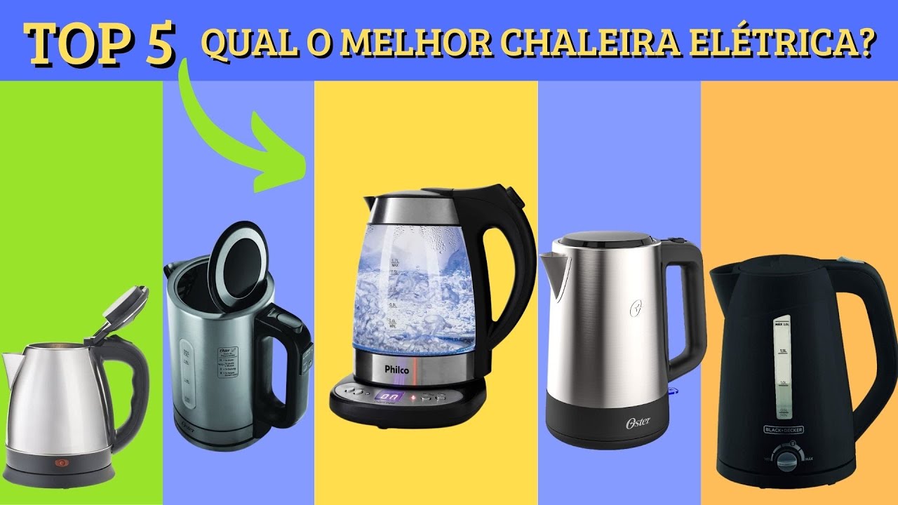 Qual a melhor CHALEIRA ELÉTRICA custo benefício do mercado 2022 - YouTube