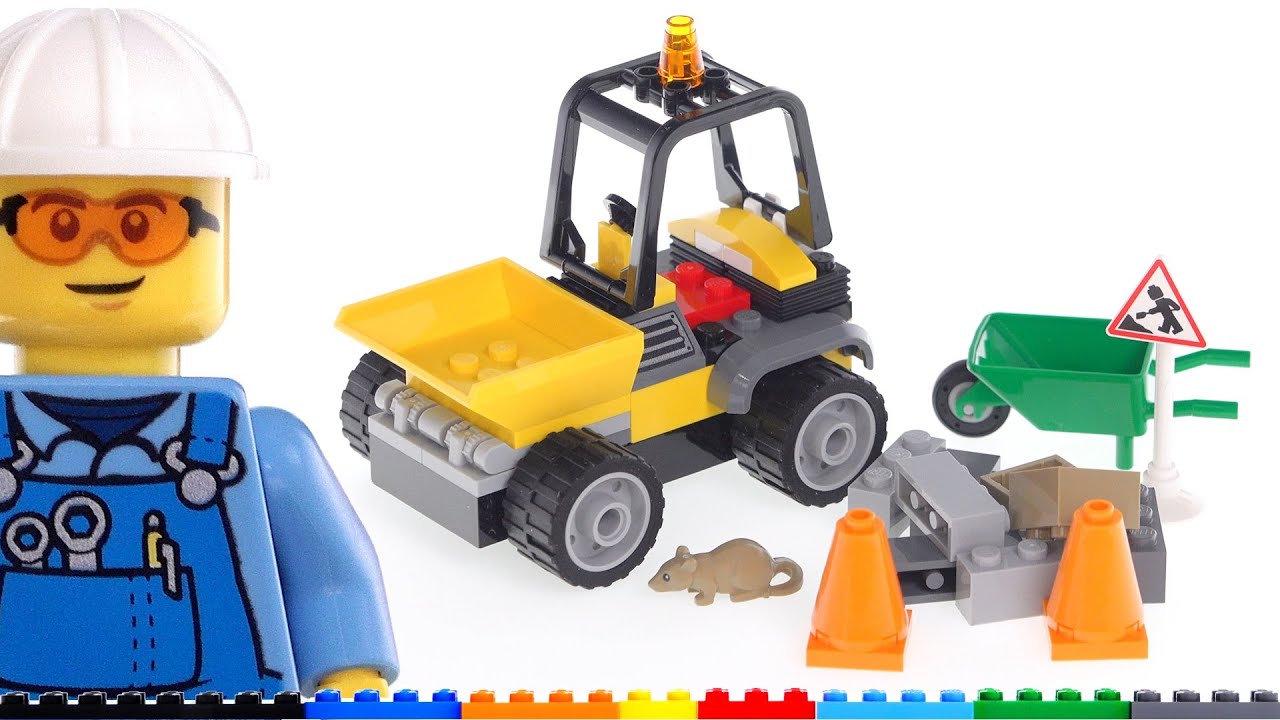 LEGO City Roadwork Truck 60284 review! Impulse buy for new Duplo graduates  - YouTube