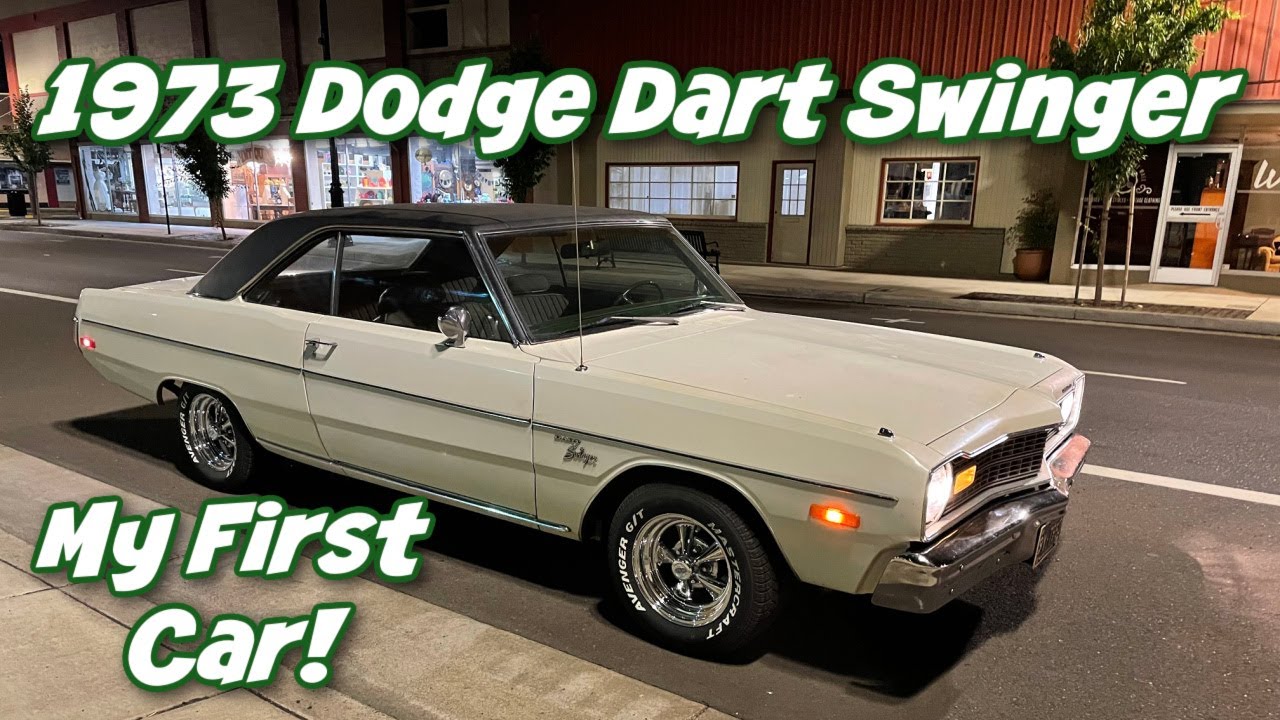 Моя первая машина, когда мне исполнилось 16! Dodge Dart Swinger 1973 года! Прогуляйтесь и прокати...