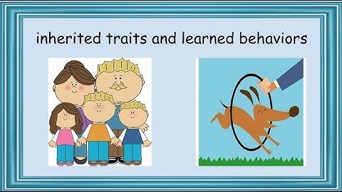 Inherited Traits vs. Learned Behaviors (4th Grade) | Flipped Classroom