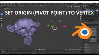 Set Origin to vertex and 3D cursor in Blender 2.93 Resimi