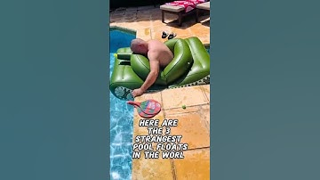 3 of the strangest pool floats in the world #shorts
