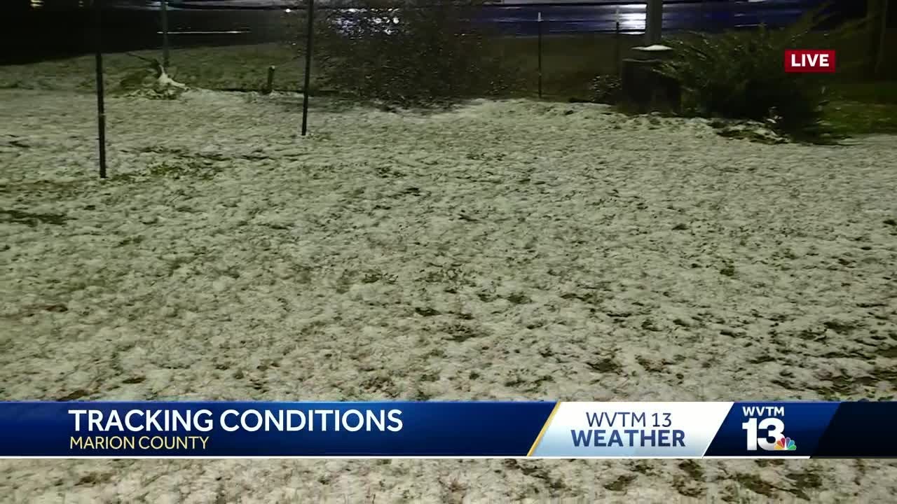 Snow and rain: Winter storm impacts Alabama - YouTube