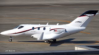 Honda HA-420 HondaJet Elite Private Plane Takeoff & Landing