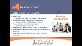 Paid Family Leave   Effective January 1st, 2018