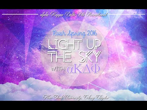 NYU aKDPhi Rush Spring 2016