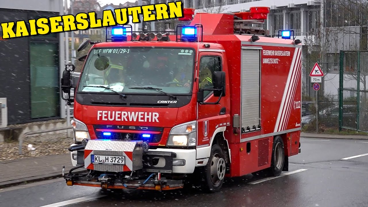 [VIEL PRESSLUFTHORN] - Feuerwehr KAISERSLAUTERN | Einsatzfahrten HLF, ULF & Rettungsdienst!