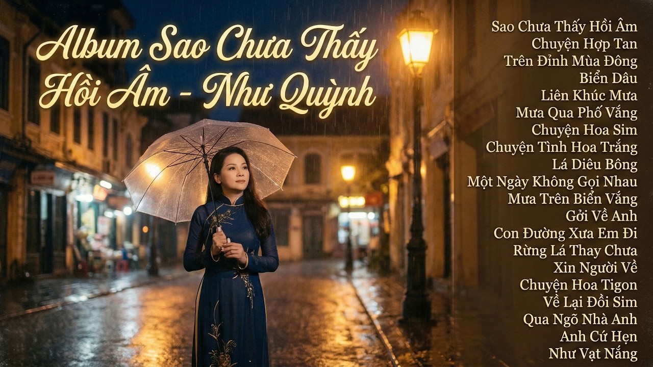 Album Sao Chưa Thấy Hồi Âm - Như Quỳnh | Tuyển Tập Những Ca Khúc Được Khán Giả Yêu Thích Nhất