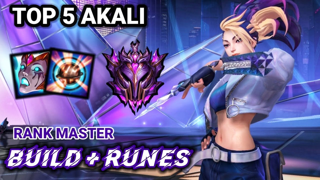 Wild Rift Top 5 Akali - Master Full Ranked - YouTube