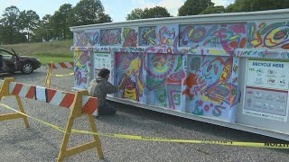 Winners of Ecomaine’s annual art contest to paint single-sort recycling containers