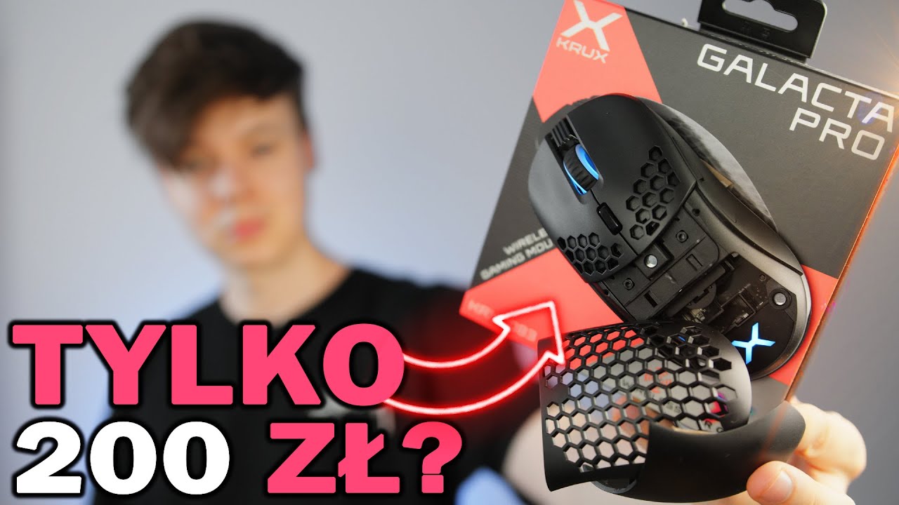MYSZKA KRÓL OPŁACALNOŚCI? 😮 (konkurs) | Krux Galacta Pro - Test i recenzja