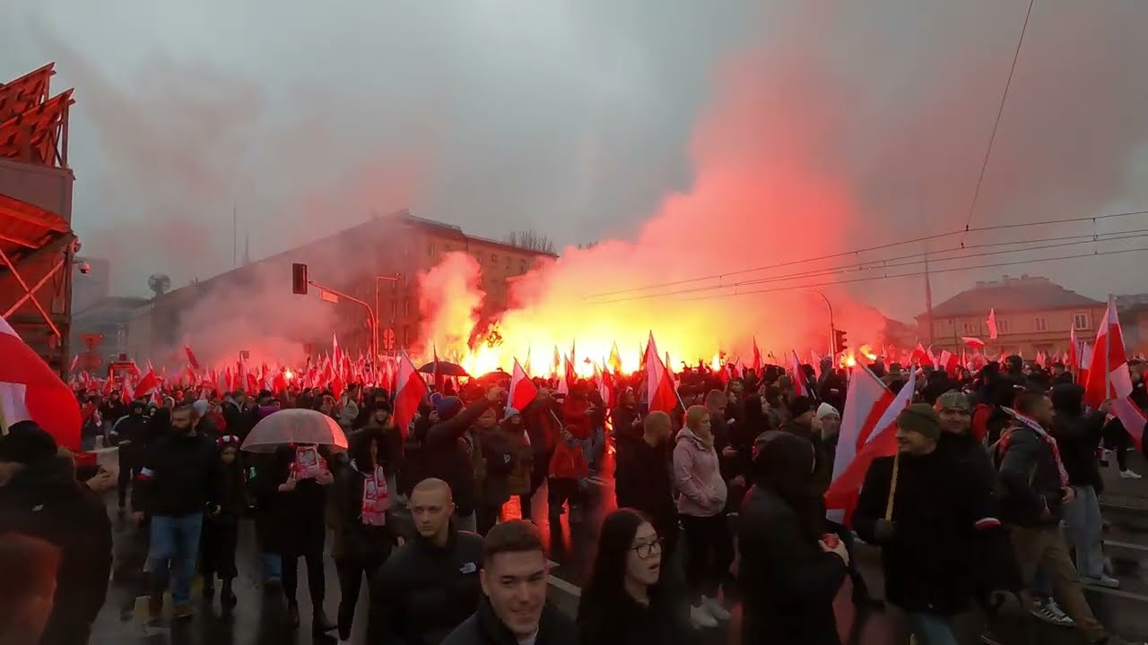 Marsz Niepodległości w Warszawie  11.11.2025