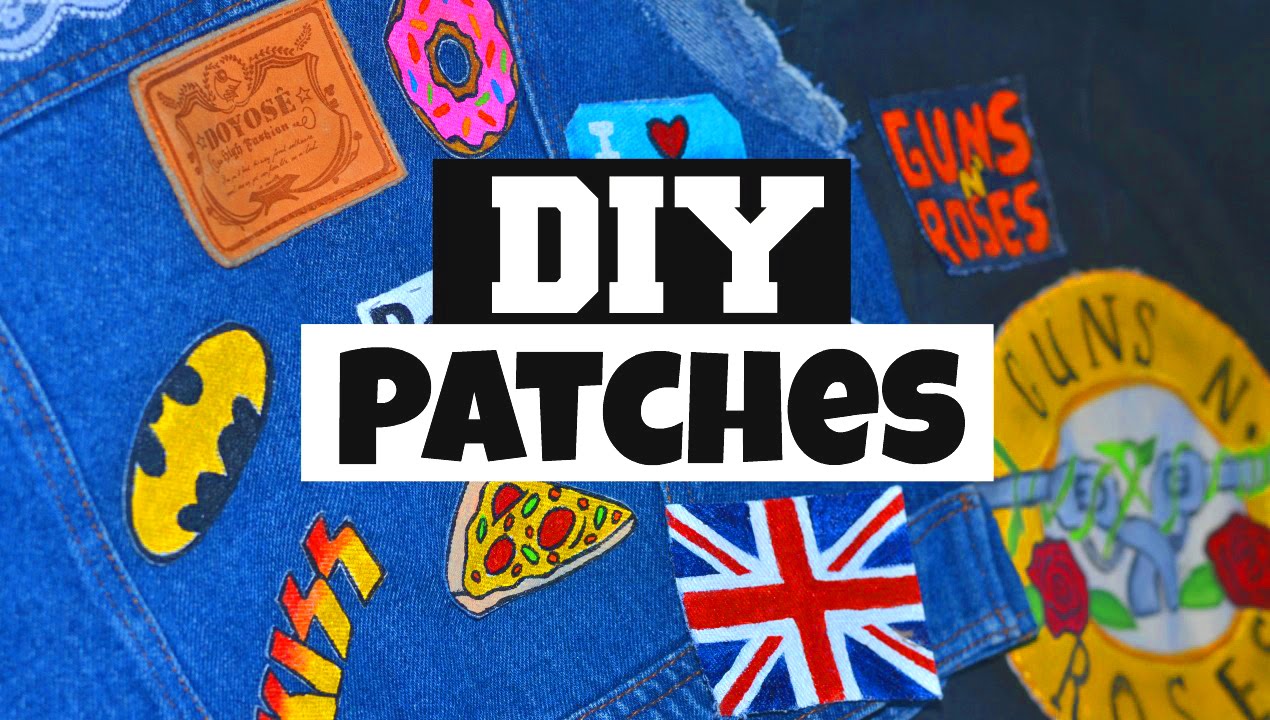 DIY: COMO FAZER PATCHES | SÁH KONFLANZ  ♡