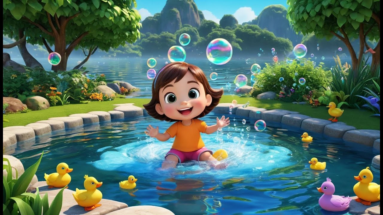 Ducks Go Quack and Fish Go Swish | Fun Animal Sounds Song for | Playful Nursery Rhyme for Toddlers