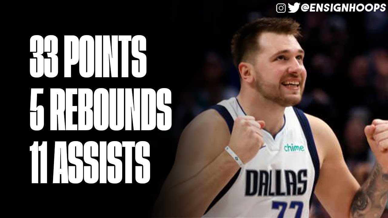 Luka Doncic 33 Points, 11 Assists vs Utah Jazz | Highlights | November ...