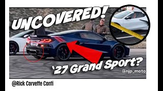 SPIED! THE ACTUAL 2027 CORVETTE GRAND SPORT \u0026 25 vs 26 INTERIOR COMPARE
