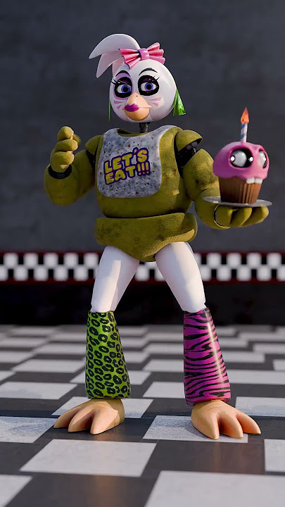 FNAF transform to Glamrock animatronics (Animation)