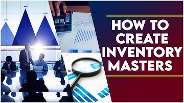 How To Create Inventory Masters In Tallyerp9| Inventory In TallyERP9