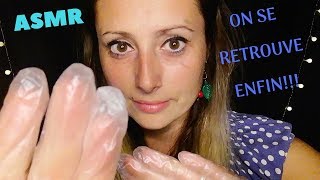 Asmr Francais On se retrouve Enfin♥ avec des TRIGGERS et du HAND MOVEMENT (gants, gloves, caresse)