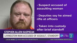 SHERIFF: East Texas man assaulted woman, pointed gun at deputies