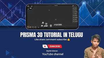 prisma 3d app tutorial in telugu part 1.basic tutorial #prisma3d #prisma3dtoturial #telugututorial
