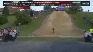 X Games Munich 2013 Brandon Semenuk SILVER MEDAL MOUNTAIN BIKE SLOPESTYLE