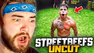 KingWoolz Reacts to STREETBEEFS INSANE KNOCKOUTS!! (RAW\/UNCUT)