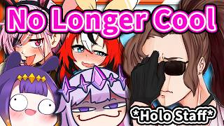 HoloEN Girls Lost Their Cool Status In Front of HoloStaff 【HololiveEN】