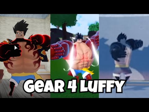 Gear 4 Luffy In Every One Piece Game..