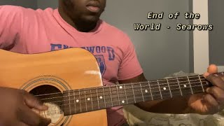 End of the World - Searows | Guitar Tutorial(how to play end of the world)