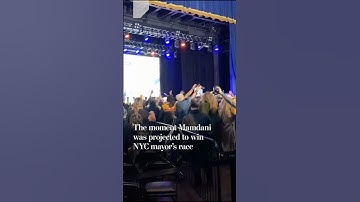 The moment Mamdani was projected to win NYC mayor’s race