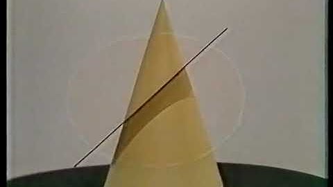 OU course M101 (Maths Foundation Course) Ep 20 of 32 Block 4 Unit 3 Conics (1984)