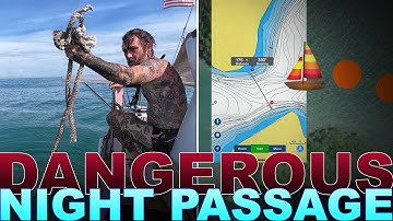 Getting Proped by Rope in the Malacca Strait & A Dangerous Night Arrival to Langkawi