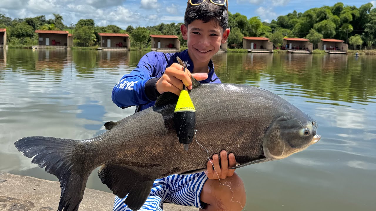 Pesqueiro Novo : Pesque-Pague Tambaqui Muito peixe e resenha