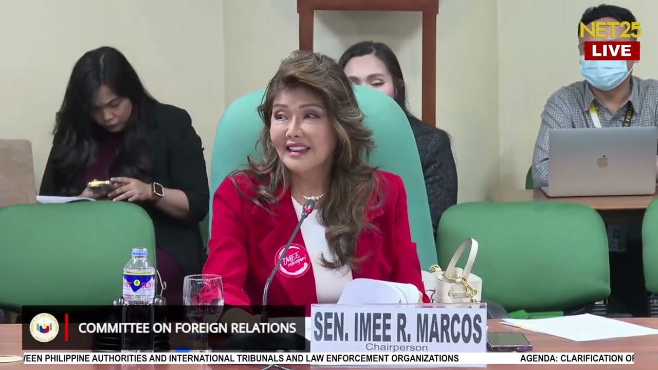 Pagdinig ng Senado hinggil sa pag-aresto kay FPRRD