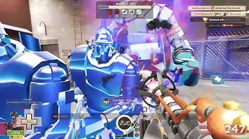 Tf2 MvM: Galvanized Gauntlet Powerplant - (Adv) Three Leaf Takeover (5 waves)