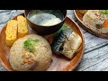 サラリーマンが出勤前に作る朝ごはん【炊き込みごはん】