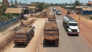 A lot of Dump Trucks and Extreme LiuGong Machinery: Building New Road Foundation by CC Heavy Equipment 1,437 views 2 weeks ago 54 minutes