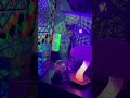 Aglowgeo Shadow lamp, blacklight, and plasma part 2 #trippy #setup #blacklight #floweroflife #cool