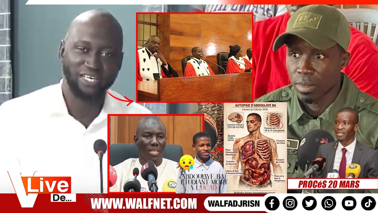 Procés Abdou Nguer renvoyé au 20 mars,Pape Ndiaye appuit la sortie du procureur sur le décés de A.Ba