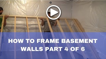How-to Frame a Basement(how to frame a basement wall) Part 4 of 6