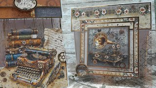 Cardmaking with Hunkydory Crafts Clockwork Curiosities Collection - A Note to Say
