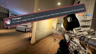 I tried out for a PLATINUM Rainbow Six Siege team and pretended to be a Copper hard breach main