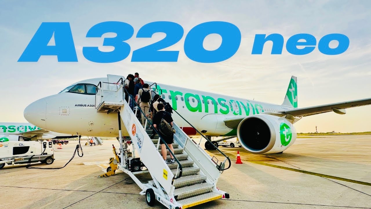 Flying Transavia Airbus A320 Neo Paris Orly - Antalya