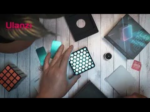 Мини-видеосвет Ulanzi VL49 Pro RGB полноцветная портативная светодиодная панель 2500 мА·ч повреждена упаковка, видео 1