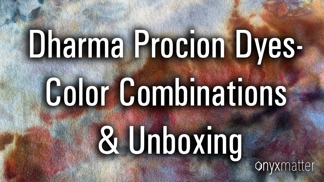 Color Blending with Procion Fiber Reactive Dyes