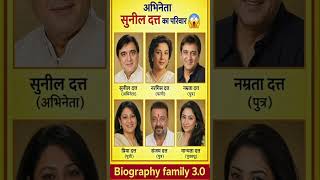 Bollywood actor सुनील दत्त का परिवार ⁉️ Family of sunil Datt 👈#ytshorts#shortfeed#gk
