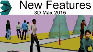 3ds max 2015 new feature:Populate Crowd